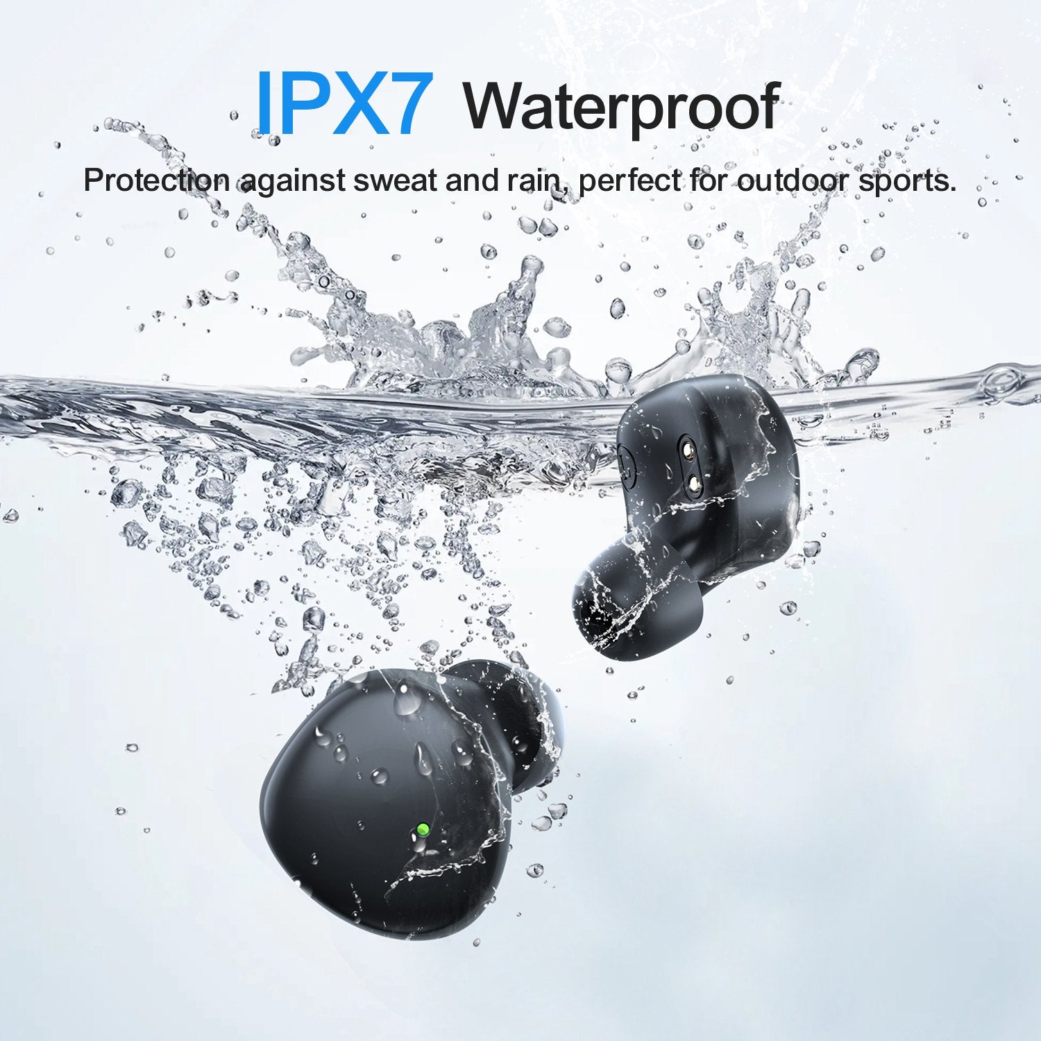 JOYROOM JR-TL1 Pro TWS Wireless Headset Mini In-Ear Earbuds IPX7 Waterproof Bluetooth Headphone Stereo Sound Earphones for Running Fitness Cycling JOYROOM JR-TL1 Pro TWS Wireless Headset Mini In-Ear Earbuds IPX7 Waterproof Bluetooth Headphone Stereo Sound Earphones for Running Fitness Cycling
